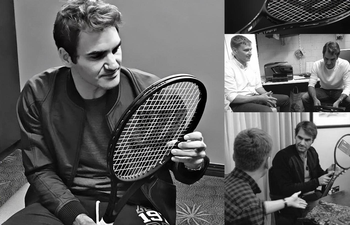 Roger Federer and Peter